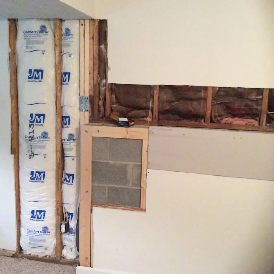 Wall insulation replacement during Contents Cleaning & Restoration in Sun Valley
